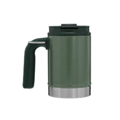 Stanley Classic Vacuum Steel Camp Mug 16oz Hammertone Green -Outdoor Gear Shop 10 01693 009 3