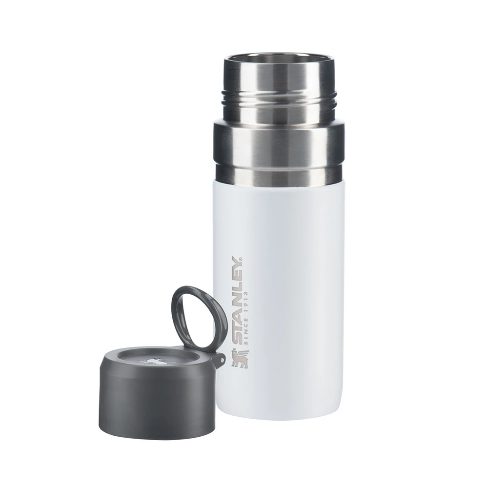 Stanley Go Vacuum Bottle Stainless Steel 370ml - Polar White 4 Stanley Go Vacuum Bottle Stainless Steel 370ml - Polar White - Image 2