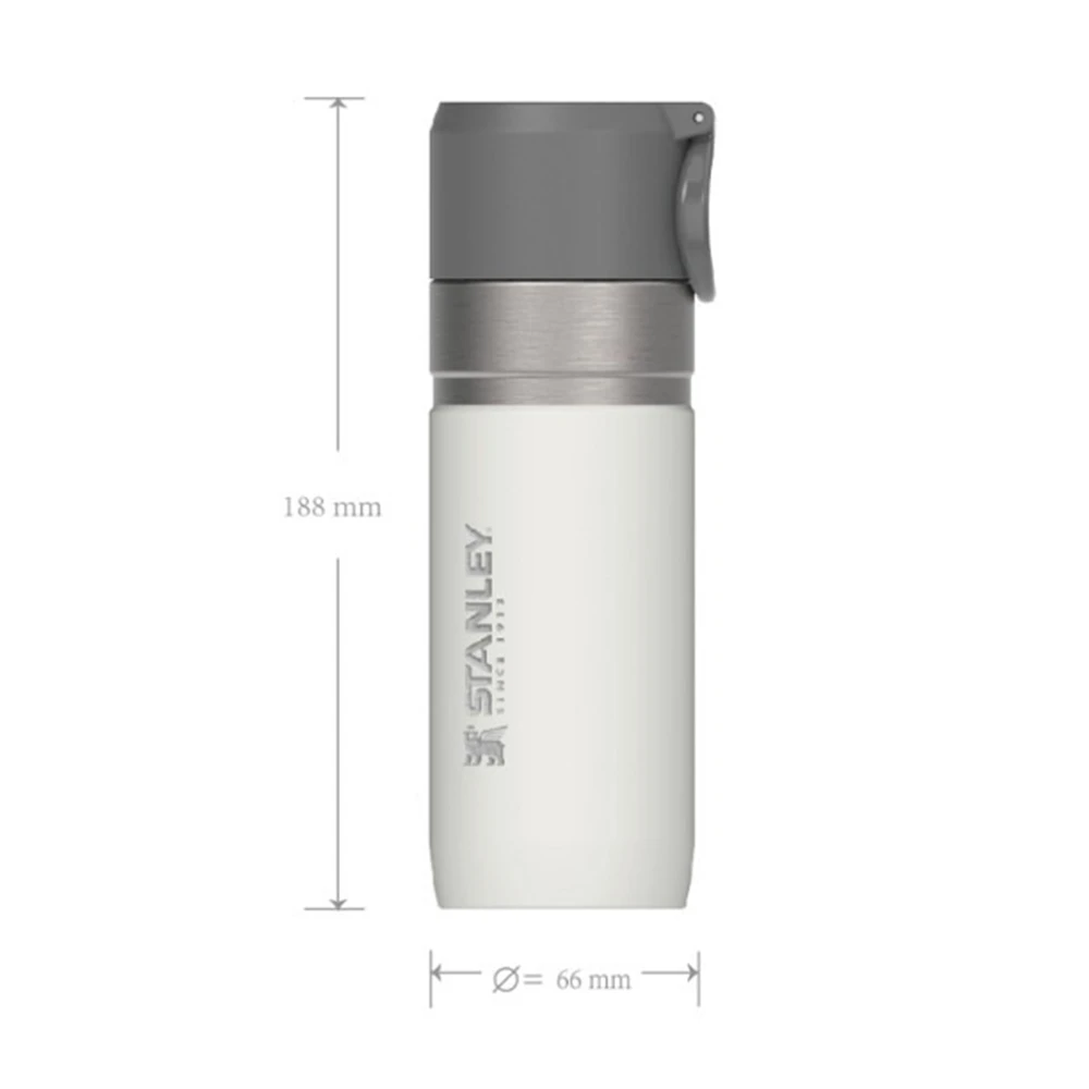 Stanley Go Vacuum Bottle Stainless Steel 370ml - Polar White 7 Stanley Go Vacuum Bottle Stainless Steel 370ml - Polar White - Image 5