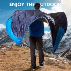 Hewolf Camping Sleeping Bag -Outdoor Gear Shop 1607 blue 8
