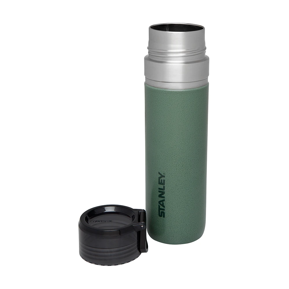 Stanley Go Series Vacuum Bottle With Flow Direct 24oz - Hammertone Green 5 Stanley Go Series Vacuum Bottle With Flow Direct 24oz - Hammertone Green - Image 3