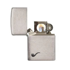 Zippo 200pl Pipe Brushed Chrome - Refillable Windproof Lighter -Outdoor Gear Shop 200pl 2