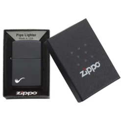 Zippo 218PL Black Matte Pipe Lighter With Pipe Logo - Refillable Windproof Lighter 8 Zippo 218PL Black Matte Pipe Lighter With Pipe Logo - Refillable Windproof Lighter -Outdoor Gear Shop 218PL 1