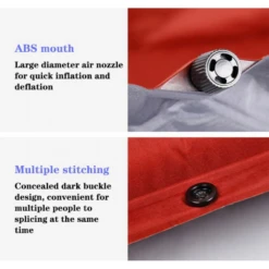 Hewolf Inflatable Mat Orange - Single/Double 23 Hewolf Inflatable Mat Orange - Single/Double -Outdoor Gear Shop 222