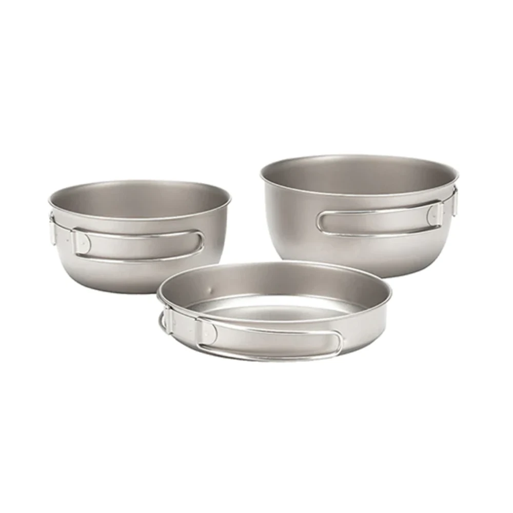 Snow Peak Titanium Cookware 3pcs 4 Snow Peak Titanium Cookware 3pcs - Image 2
