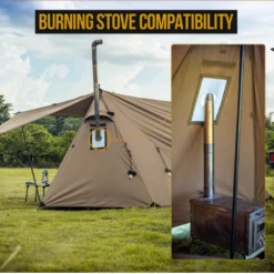 OneTigris Roc Shield Bushcraft Tent TC Version - Ranger Green -Outdoor Gear Shop 3 7f28cd69 9a99 413b 9aad 221c45159f64