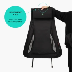 KZM Schwyz High Lightweight Chair Black -Outdoor Gear Shop 3 f2f08a35 ab33 40e7 a52b fa4e6cb6c563