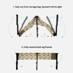 KZM Camp Cot Bed -Outdoor Gear Shop 4 18f46cef 975a 4668 8b90 e2a0489e4b1b