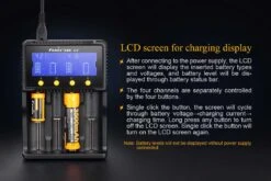 Fenix ARE-C2+ 4-Slot Charger (EURO) -Outdoor Gear Shop ARE C2plus battery charger included