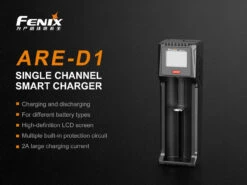 Fenix ARE-D1 Micro USB Single Channel Smart Charger -Outdoor Gear Shop ARE D1 E 01 24482.1559142238