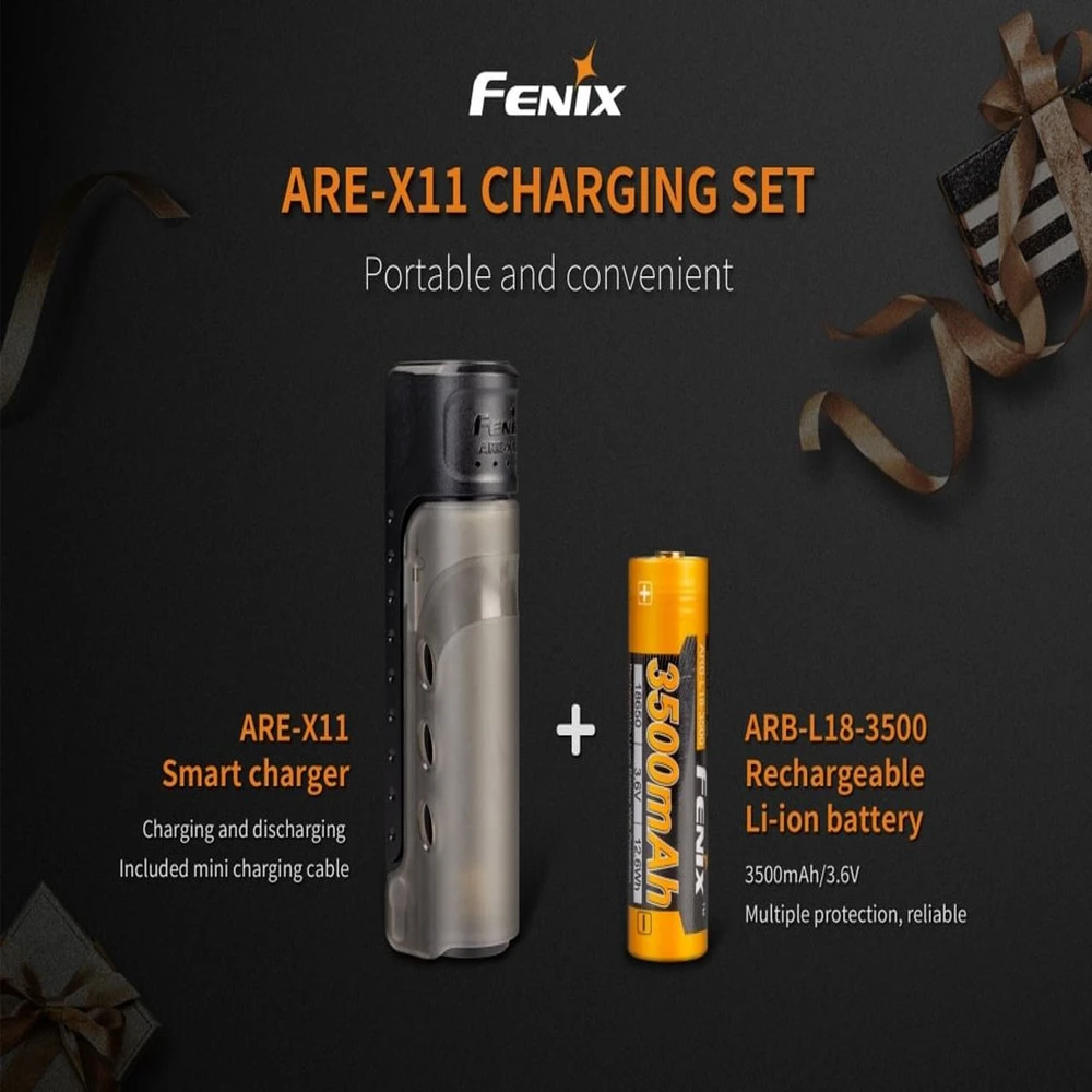 Fenix ARE-X11 Charger + ARB-L18 Battery (3500mAH) 4 Fenix ARE-X11 Charger + ARB-L18 Battery (3500mAH) - Image 2
