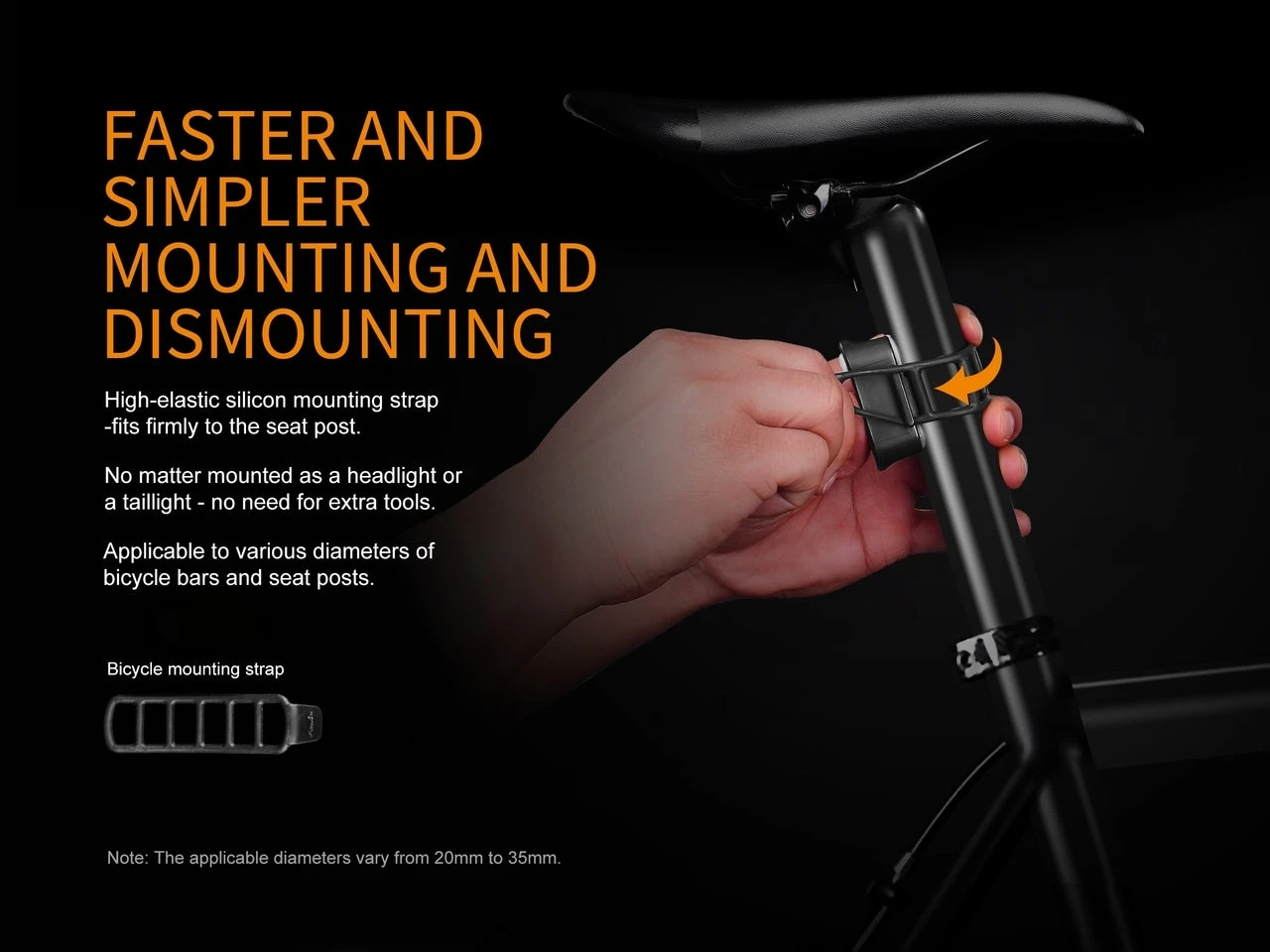 Fenix BCO5R Multifunctional Rechargable Bicycle Tail Light 13 Fenix BCO5R Multifunctional Rechargable Bicycle Tail Light - Image 11