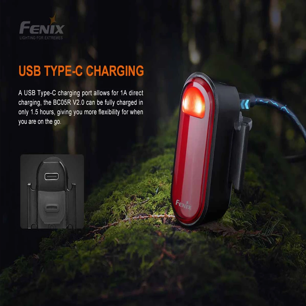 Fenix BC05R V2.0 Rechargeable Bike Tail Light 12 Fenix BC05R V2.0 Rechargeable Bike Tail Light - Image 10