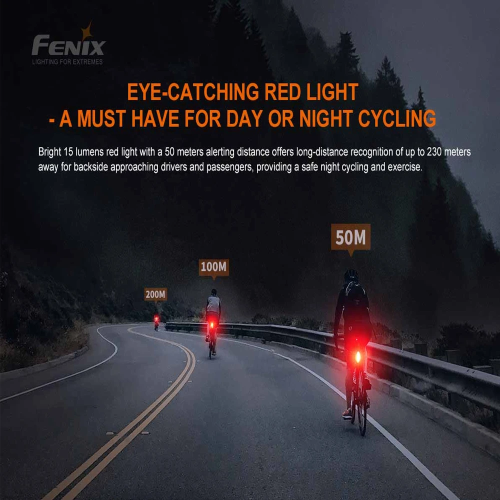 Fenix BC05R V2.0 Rechargeable Bike Tail Light 9 Fenix BC05R V2.0 Rechargeable Bike Tail Light - Image 7