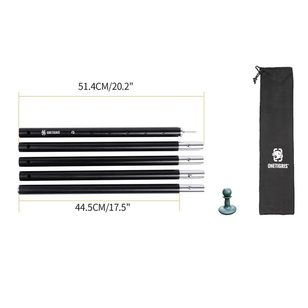 OneTigris Tent Pole Set Black 5 OneTigris Tent Pole Set Black - Image 3