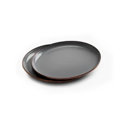 Barebones Enamel Salad Plate - Set Of 2