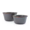 Barebones Enamel Mixing Bowl Slate - Set Of 2 -Outdoor Gear Shop CKW 378 02
