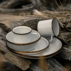 Barebones Enamel Salad Plate - Set Of 2 -Outdoor Gear Shop CKW 392 05