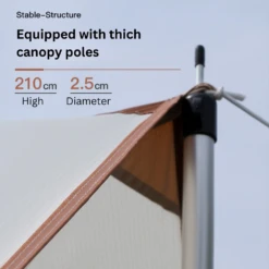 Adventurer Tanxianzhe Waterproof Awning Anti-tearing Sunshade Tarp Outdoor Camping Tan 19 Adventurer Tanxianzhe Waterproof Awning Anti-tearing Sunshade Tarp Outdoor Camping Tan -Outdoor Gear Shop CLEARANCEADVENTURER