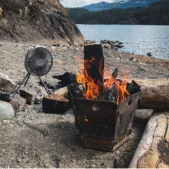 [Limited Edition] Black Claymore Fan V600+ With Pouch -Outdoor Gear Shop CLFN V610BK P 02