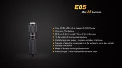 Fenix E05 XP-E2 LED Flashlight -Outdoor Gear Shop E25 15 14543 96023.1443049304