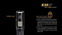 Fenix E35 XL-L2 UE LED Flashlight Black 2016 Version -Outdoor Gear Shop E35UE 7 E 03135.1452788932.1280.1280 45603.1495139308