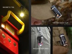 Fenix E16 XP-L Hi Neutral White LED Flashlight BLACK 700 Lumen -Outdoor Gear Shop Fenix E16 Flashlight Clip Magnet