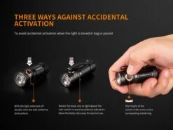 Fenix E18R XP-L Hi Led Flashlight Black 750 Lumen -Outdoor Gear Shop Fenix E18R EDC Flashlight lock out