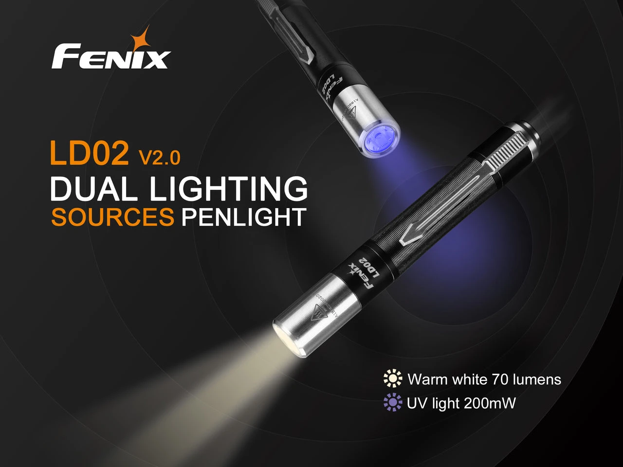 Fenix ` V2.0 LED Penlight With UV Lighting 4 Fenix ` V2.0 LED Penlight With UV Lighting - Image 2