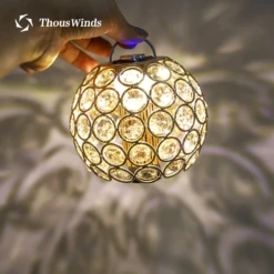 Thous Winds Goal Zero LED Light Crystal Ball Lampshade -Outdoor Gear Shop GZ30 03