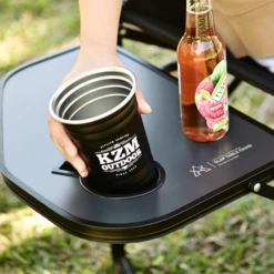 KZM Collapsible Chair With Table -Outdoor Gear Shop K20T1C010 7 600x600 b0af809f 3a3c 48a2 a35e eee751a4e096