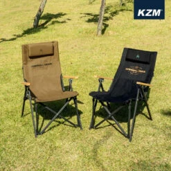 KZM Downhill Chair -Outdoor Gear Shop K20T1C32BK 2
