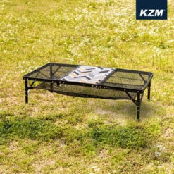KZM Union Iron Mesh 3 Folding Table -Outdoor Gear Shop K20T3U005 3