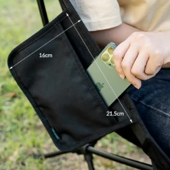 KZM Reisen Lightweight Chair -Outdoor Gear Shop K21T1C01BK 7