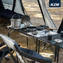 KZM Connect 3 Folding BBQ Table 16 KZM Connect 3 Folding BBQ Table -Outdoor Gear Shop K22T3U02 1000 4