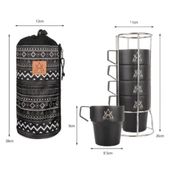 KZM NEW Black Mug 5P 15 KZM NEW Black Mug 5P -Outdoor Gear Shop K8T3K004 7