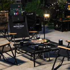 KZM Iron Mesh Fireplace Table II -Outdoor Gear Shop K9T3U012 7