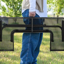 KZM Iron Mesh Fireplace Table II -Outdoor Gear Shop K9T3U012 9