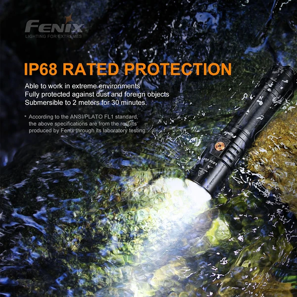 Fenix LD32 UVC XHP 35 HI And 10mW UVC LED Flashlight Black 10 Fenix LD32 UVC XHP 35 HI And 10mW UVC LED Flashlight Black - Image 8