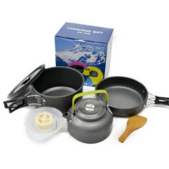 Camp Leader Camping Cookset 2-3 Person 10 Camp Leader Camping Cookset 2-3 Person -Outdoor Gear Shop MON43 5