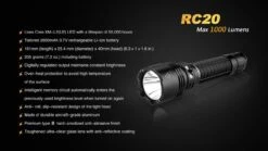 Fenix RC20 XM-L2 U2 Rechargable LED -Outdoor Gear Shop RC20 15 50886.1443026306.1280.1280 07283.1495815302