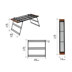 DoD Tequila Table 25 DoD Tequila Table -Outdoor Gear Shop TB4 746 BK 5