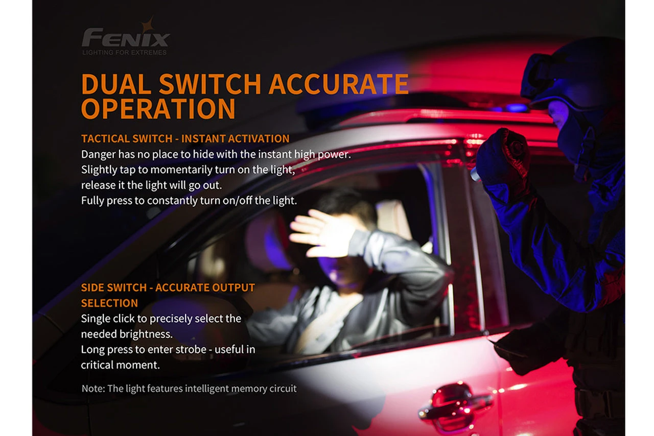 Fenix PD36R Luminus SST40 LED Flashlight Black 11 Fenix PD36R Luminus SST40 LED Flashlight Black - Image 9