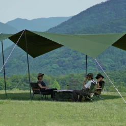 DoD Cheese Tarp M - Khaki -Outdoor Gear Shop TT10 739 KH 2