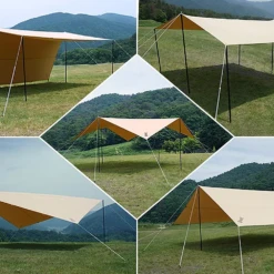 DoD Cheese Tarp M - Khaki -Outdoor Gear Shop TT10 739 KH 8