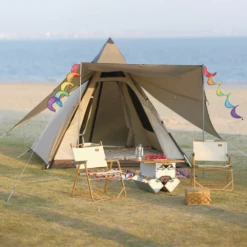 Vidalido 3 - 4 Person Automatic Teepee Tent 19 Vidalido 3 - 4 Person Automatic Teepee Tent -Outdoor Gear Shop TV 063 TAN 8