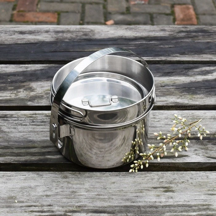 Ace Camp Stainless Steel Cooking Set 6 Ace Camp Stainless Steel Cooking Set - Image 4