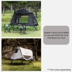 KZM Camp Cot Bed -Outdoor Gear Shop lp