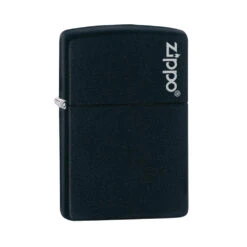 Zippo 218ZL Black Matte With Zippo Logo - Refillable Windproof Lighter -Outdoor Gear Shop zippo 218zl 2